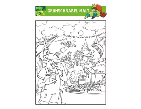 Grünschnabel Malvorlage 4 25 Grünschnabel Malvorlage 4 25